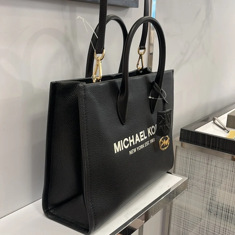 Michael Kors Medium Mirella 35S2G7ZT7L Tote Bag In Black